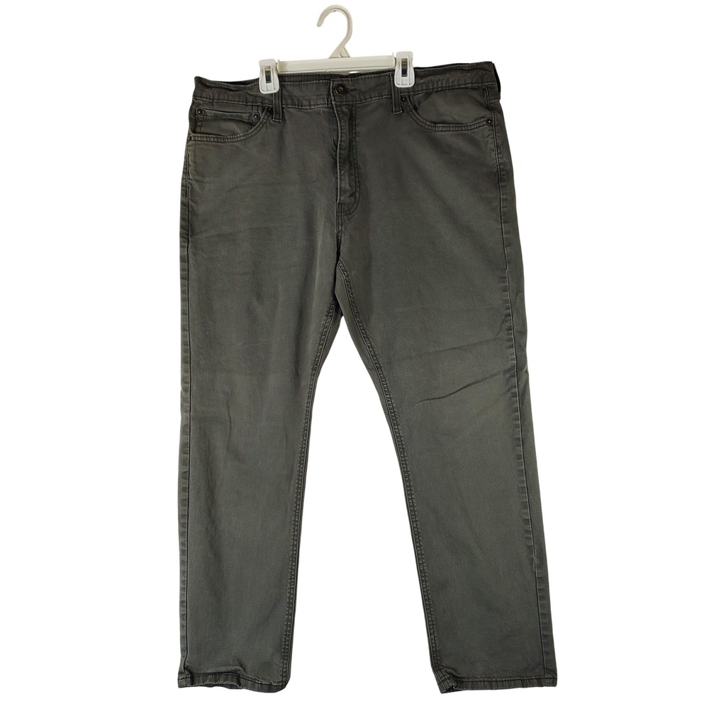 Signature by Levi Strauss Mens S47 Regular Taper Gray Pants 40x30 56969-0017